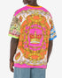 MOSCHINO Scarf Print Jersey T-Shirt Mens Apparel